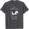 Cow Appreciation Day Clothing Cow Appreciation - Eat More Chicken T-Shirt - Dark Heather Grey