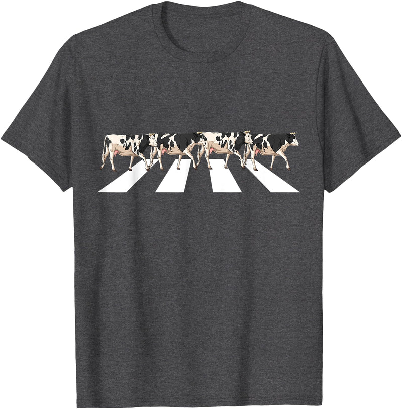 Funny Cow Shirt Women Men Girls Kids Boys Gifts Funny Crosswalk Cows Farming farm Cow Girl Boy Women Men Kid T-Shirt - Dark