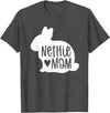 Cute Nethie Bunny Mom - Netherland Dwarf Rabbit T-Shirt in Dark Heather Grey