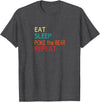 Eat Sleep Poke the Bear Repeat Merch Push the Bear T-Shirt - Dark Heather Grey