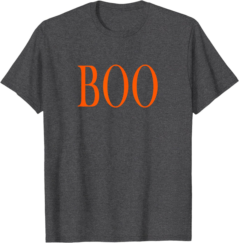 Cool Funny One Word Phrase Tshirts Shirts That Say Boo T-Shirt - Dark Heather Grey