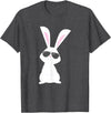 Cool Bunny Rabbit T-Shirt in Dark Heather Grey
