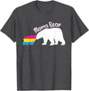 Mama LGBT . Mama Bear LGBT Pansexual Pride T-Shirt - Dark Heather Grey