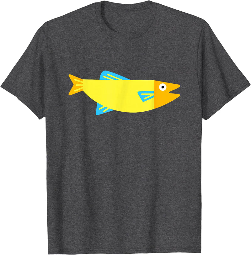 Fish gifts Colored fish T-Shirt - Dark Heather Grey