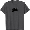 Pigs Flying Pig T-Shirt - Dark Heather Grey