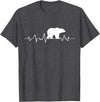 bear heartbeat t shirt Bear Heartbeat T-Shirt T-Shirt - Dark Heather Grey