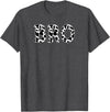 Cow Pattern Print Family Matching Birthday Apparel Cow Bro Birthday Family Matching Girl Boy Farm Birthday T-Shirt - Dark