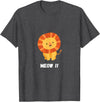Mr. Goodvibez Lion Meow Meow Costume Carnival T-Shirt - Dark Heather Grey