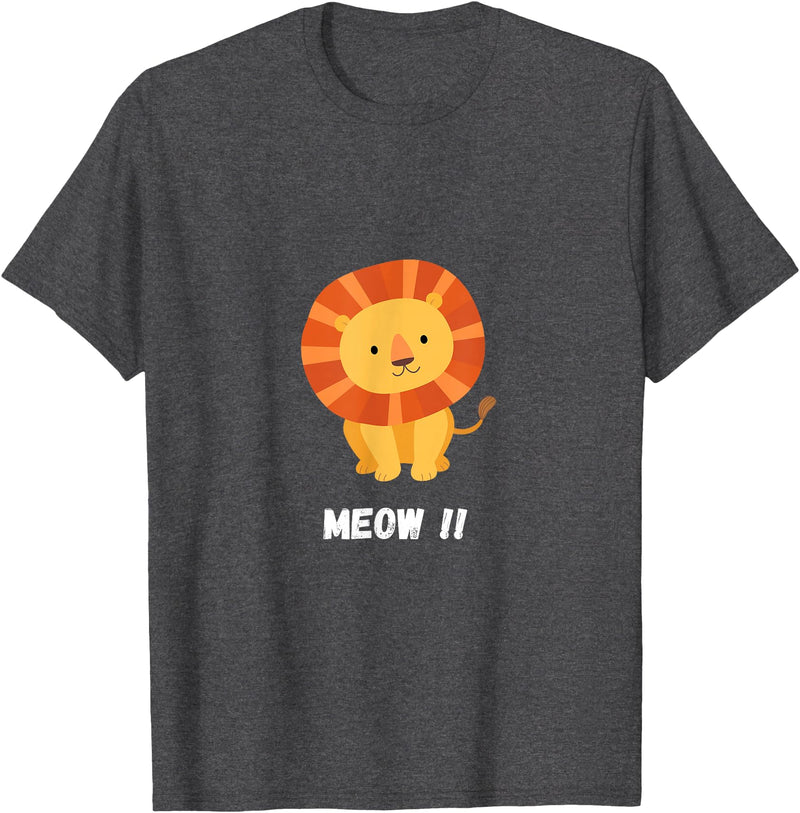 Mr. Goodvibez Lion Meow Meow Costume Carnival T-Shirt - Dark Heather Grey