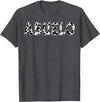 Cow Pattern Print Family Matching Birthday Apparel Cow Abuelo Birthday Family Matching Girl Boy Farm Birthday T-Shirt - Dark