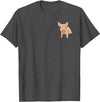 Funny Pig Farmer Gifts Funny Pig in Bag Farm Pig T-Shirt - Dark Heather Grey