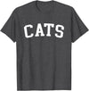 Cats - Style Cats T-Shirt - Dark Heather Grey
