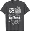 Funny Animals Cute Pet Bunny T-Shirt in Dark Heather Grey