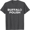 Buffalo Polish Shirts | 716 Polska Polish Smigus Dyngus Day T-Shirt - Dark Heather Grey