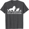 Disney Lion King No Worries Silhouette Trio T-Shirt - Dark Heather Grey