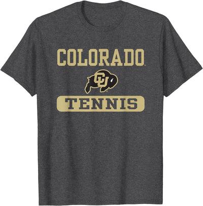Cow Elite Authentics Colorado Buffaloes Tennis Officially T-Shirt