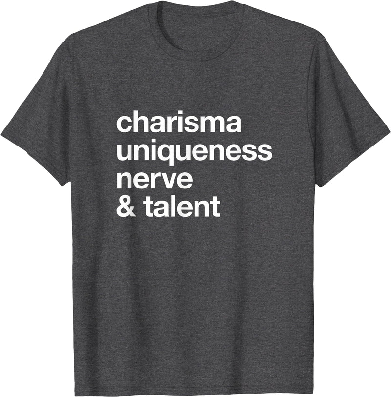 Bear-ly Gay Tees Funny Charisma Uniqueness Nerve Talent Gay Clothing T-Shirt - Dark Heather Grey