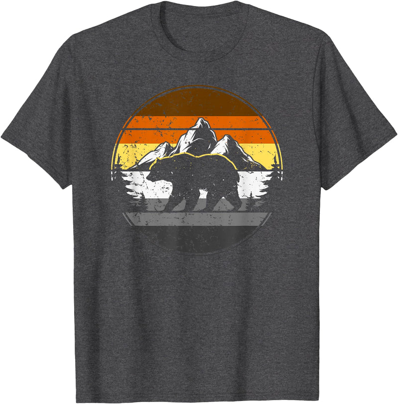 Bear Gay Pride by Content Design Studio Gay Men, Bear Community, Gay Bear T-Shirt - Dark Heather Grey