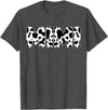 Family Matching Gifts Cow Mimi Cow Print Cow Pattern Mother's Day T-Shirt - Dark Heather Grey