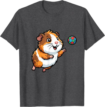 Kawaii Hamster Playing Soccer Cute Pet Lovers T-Shirt
