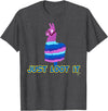 gamer shirts by jean olivier Funny llama outfit gamer outfit just loot it T-Shirt - Dark Heather Grey