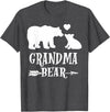 Grandma Bear Shirt, Bear Family Shirt, Grandmother Shirt T-Shirt - Dark Heather Grey