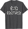 Cow Pattern Print Family Matching Birthday Shirts Cow Big Brother Birthday Family Matching Fathers Day Boy T-Shirt - Dark