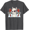 Llama Gifts & Accessories Chicken Llama Cool Alpaca - Lamaist Animal Llama T-Shirt - Dark Heather Grey