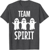 Ghost Halloween Gifts - Team Spirit Funny Ghost Pun - Team Spirit T-Shirt - Dark Heather Grey