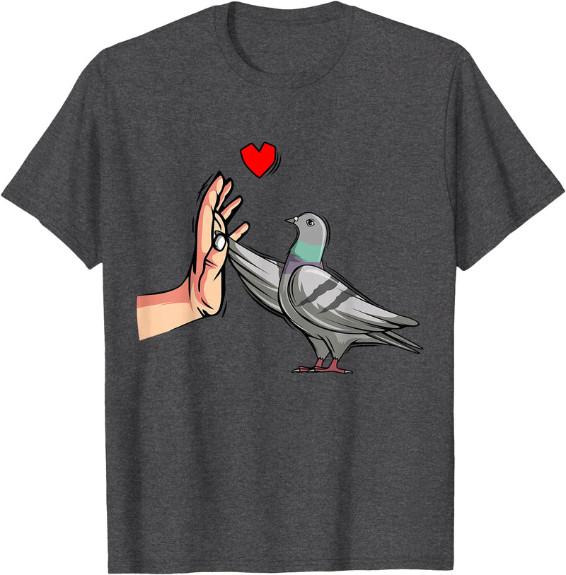 Funny Pigeon Lover Apparel & Gift Designs Pigeon Lover Men Women Kids T-Shirt - Dark Heather Grey