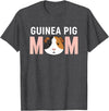 Cavy Mom Designs FarmAnimal Guinea Pig Mom Cavy Owner Mom Design T-Shirt - Dark Heather Grey
