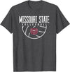 Campus Lab Missouri State University MSU Bears Volleyball Arch T-Shirt - Dark Heather Grey
