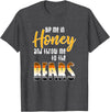 Bear Community - Schwule Bären CSD Dip me in Honey - CSD Gay Bears T-Shirt - Dark Heather Grey