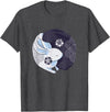 Yin Yang Year of the Rabbit Happy Chinese New Year 2023 T-Shirt in Dark Heather Grey