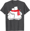 Coca-Cola Company Coca Cola Snowmies Polar Bears T-Shirt - Dark Heather Grey