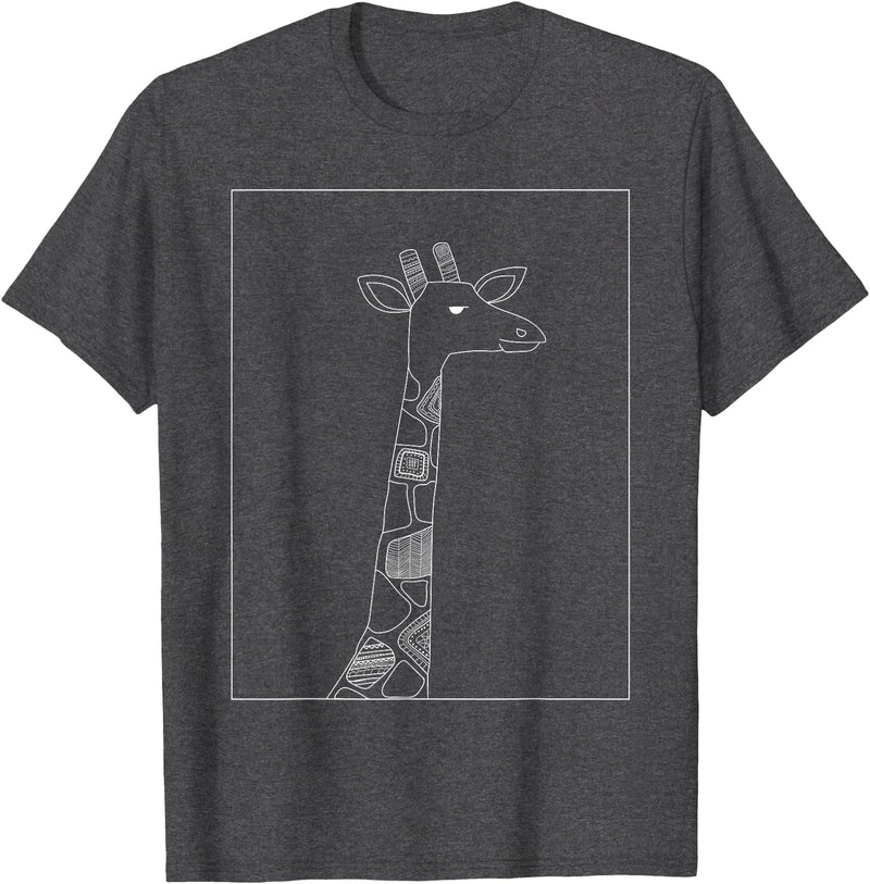Sarcastic Giraffe Shirts Co20 Giraffe Lover Gifts For Womens Giraffe Graphic Tees For Mens T-Shirt - Dark Heather Grey
