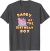 Peppa Pig Daddy of The Birthday Boy Confetti Logo T-Shirt - Dark Heather Grey