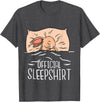Funny Bunny Official Sleepshirt for Bunny Girl & Boy T-Shirt in Dark Heather Grey