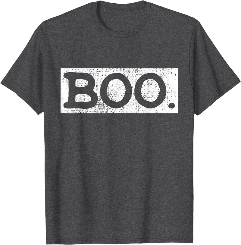 Boo Pocus Halloween Vintage Boo Funny Gift T-Shirt - Dark Heather Grey