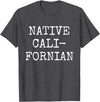 Native Californian T-Shirt - Cali California Bear Apparel T-Shirt - Dark Heather Grey