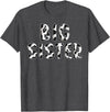 Cow Pattern Print Family Matching Birthday Shirts Cow Big Sister Birthday Family Matching Mothers Day Boy Girl T-Shirt -
