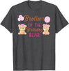 Family Birthday Bear Gifts Brother of The Birthday Girl Bear 1st Birthday Party Girl T-Shirt - Dark Heather Grey