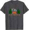 Brown Bear Lovers and Fat Grizzy Fans 2023 Otis Champion fat brown grizzly bear fan beartober week 2023 T-Shirt - Dark Heather Grey