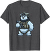 Nate's SOF-Tee's Christmas Drink Infantry Polar Bear Veteran Men Women Gift T-Shirt - Dark Heather Grey