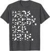 Highland Cow Dad Shirt Dad Cow Print Father's Day Dad Dada Daddy Bruh Papa Cow Daddy Love Cows Dad Cow Print T-Shirt - Dark