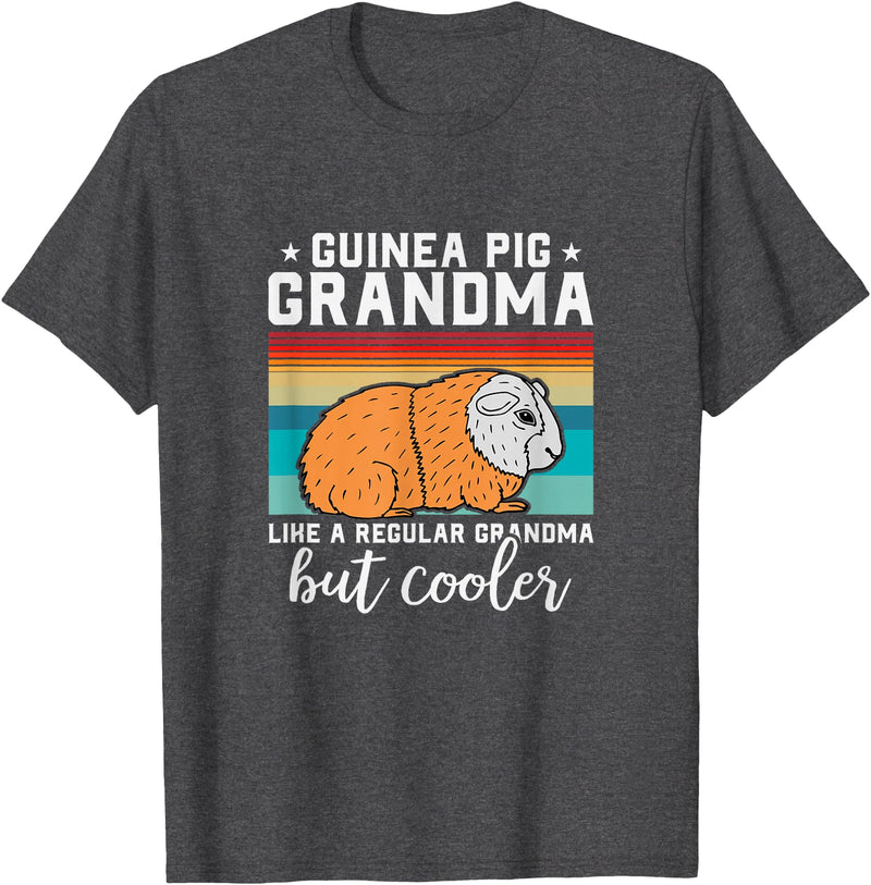 Funny Guinea Pig Gift Guinea Pig Men Women Kids Guinea Pig Grandma Guinea Pig Lovers T-Shirt - Dark Heather Grey
