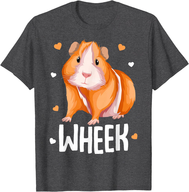 Sweet Baby Guinea Pig Gift For Girls And Women Guinea Pig Wheek Guinea Pig Women Girls T-Shirt - Dark Heather Grey