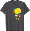Mid Autumn Festival Chinese Rabbits Lanterns to Moon T-Shirt in Dark Heather Grey