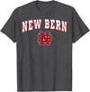 Official High School Fan Gear New Bern High School Bears T-Shirt C2 T-Shirt - Dark Heather Grey