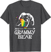 Proud Mom LGBT Pride Tee Grammy Bear Grammy Bear Proud Mom Rainbow Flag LGBT Pride T-Shirt - Dark Heather Grey